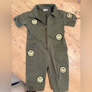 Little Trouble Smile 😊 Squad Mechanic Romper